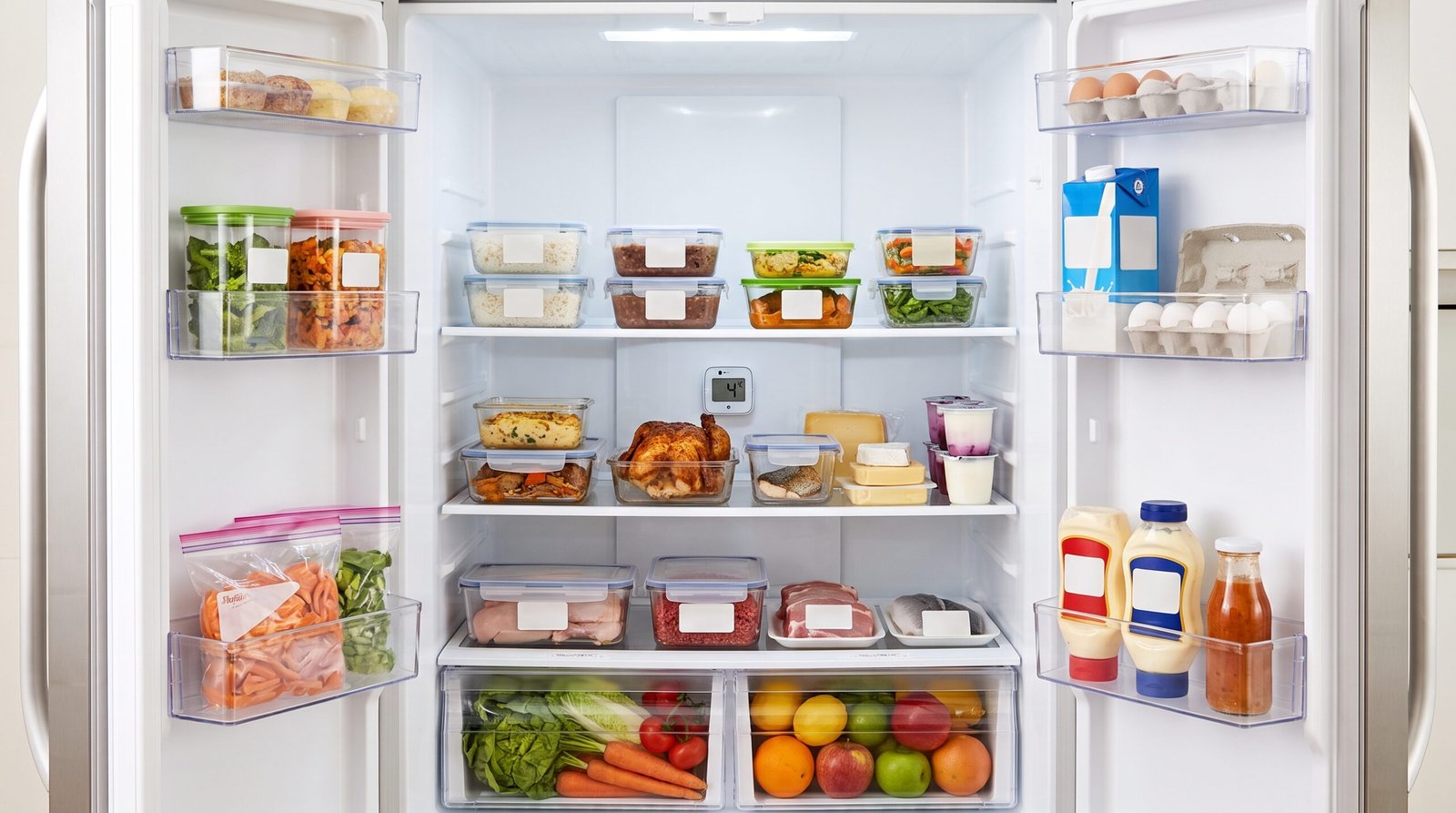 Quanto tempo diferentes alimentos podem ficar na geladeira